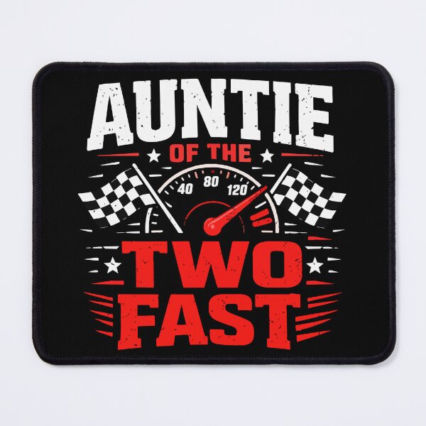 Item preview, Auntie of the Two Fast – Funny 2nd Birthday Racing Design designed and sold by FamaPod.