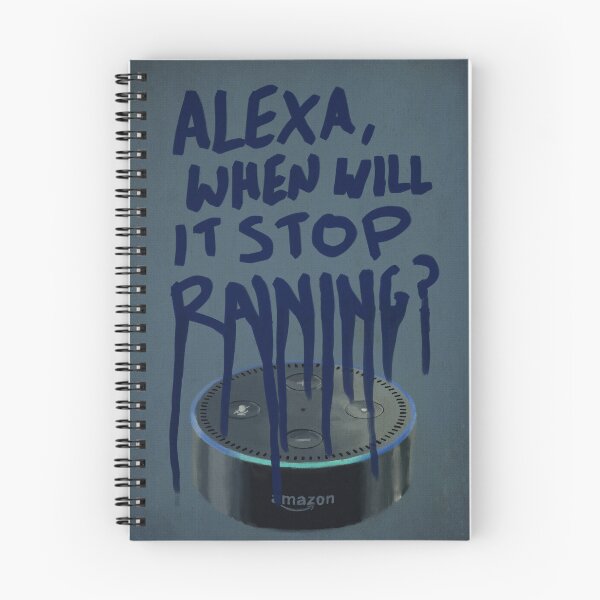 Item preview, Alexa, when will it stop raining painting  designed and sold by thehat24.