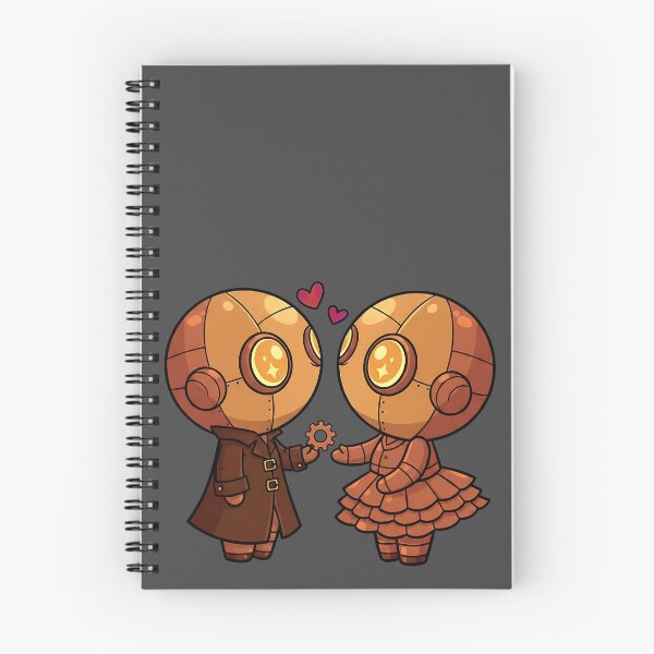 Item preview, A Gear For My Dear – Steampunk Robot Love designed and sold by The Visual Syllabus.