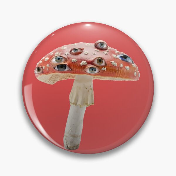 Item preview, Surreal Red Mushroom with Eyes designed and sold by NostalgiaOS.