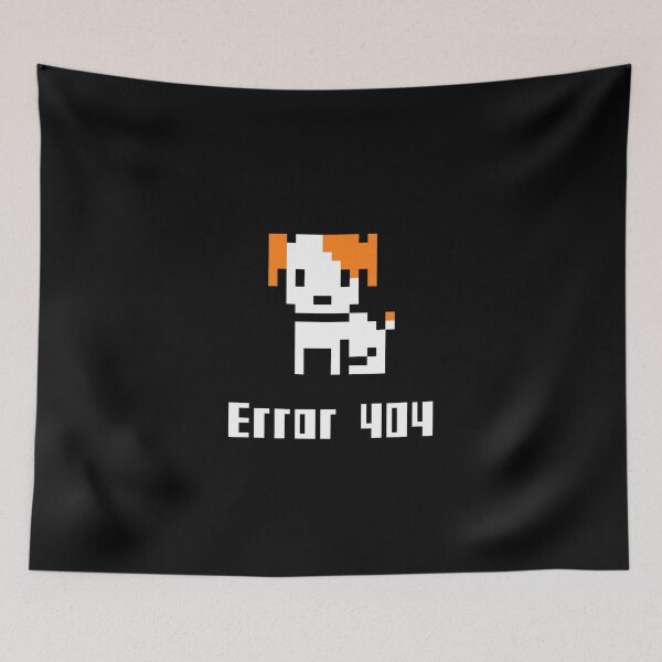 Item preview, Error 404 Dog Pixel designed and sold by yalcoholic.