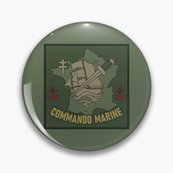 Item preview, French Marine Commando Badge designed and sold by sirglennbo.