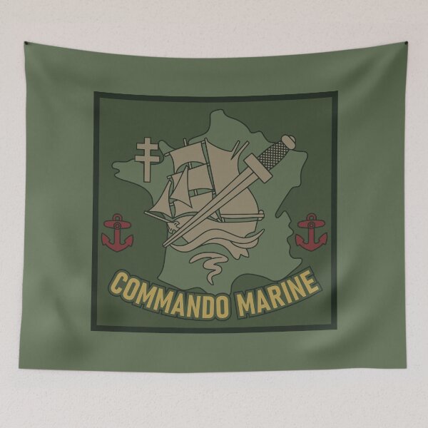 Item preview, French Marine Commando Badge designed and sold by sirglennbo.