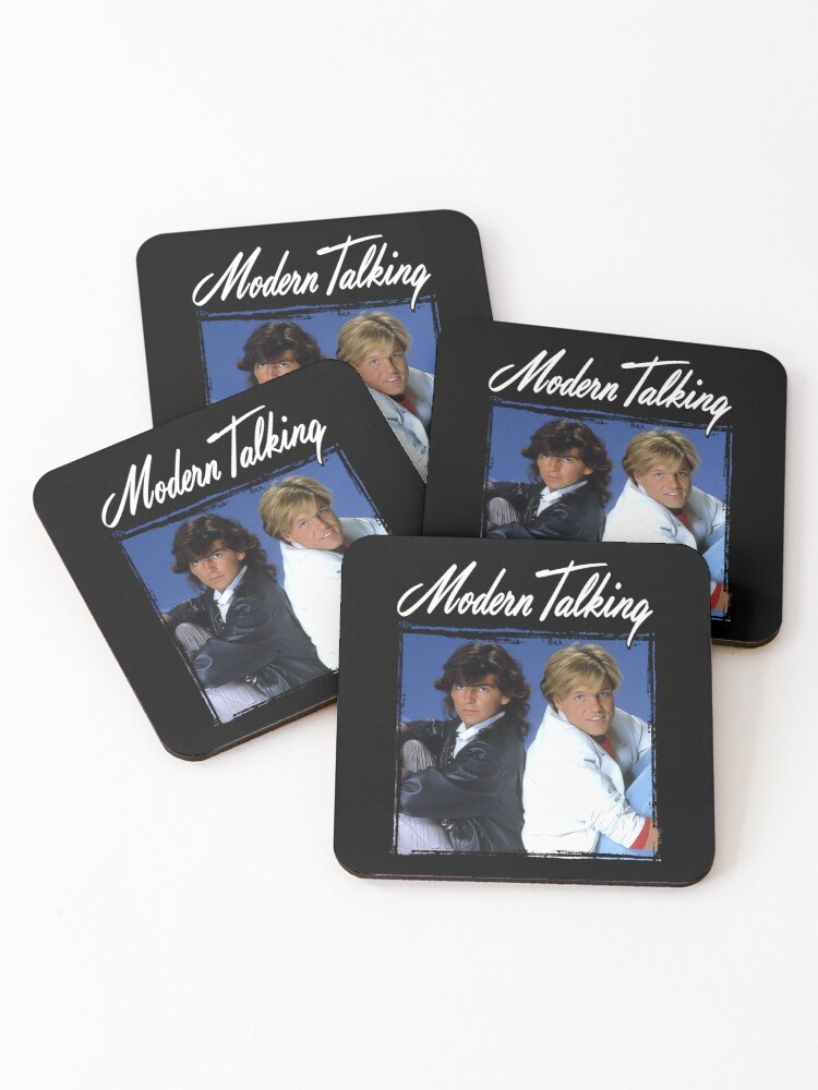 Thumbnail 1 of 5, Coasters (Set of 4), MODERN TALKING designed and sold by BOTALEG.