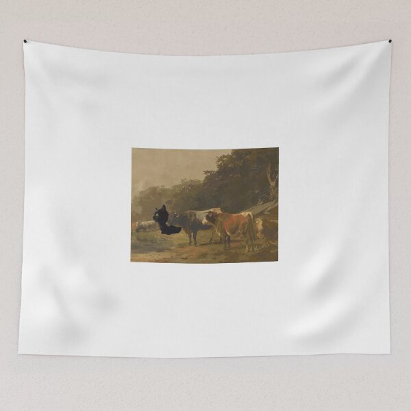 Item preview, Kuro Kitty in Art History: Cows by the Lakeshore, Volt designed and sold by NowellM.