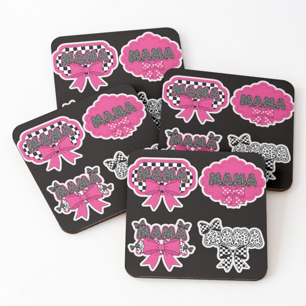 Item preview, Glitter Pink Mama Coquette Bow, Mama Checkered, Mama Varsity, Mama Bow, Mini & Mama Leopard designed and sold by DesignDenDo ⭐⭐⭐⭐⭐.