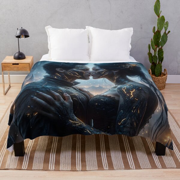Item preview, A kiss in the light of shooting stars designed and sold by KunstGeist.