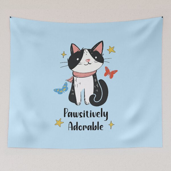 Item preview, Pawsitively Adorable Funny Cat designed and sold by Sachie's Studio.