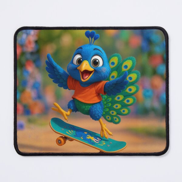 Item preview, Skater Peacock designed and sold by Sillytoe.