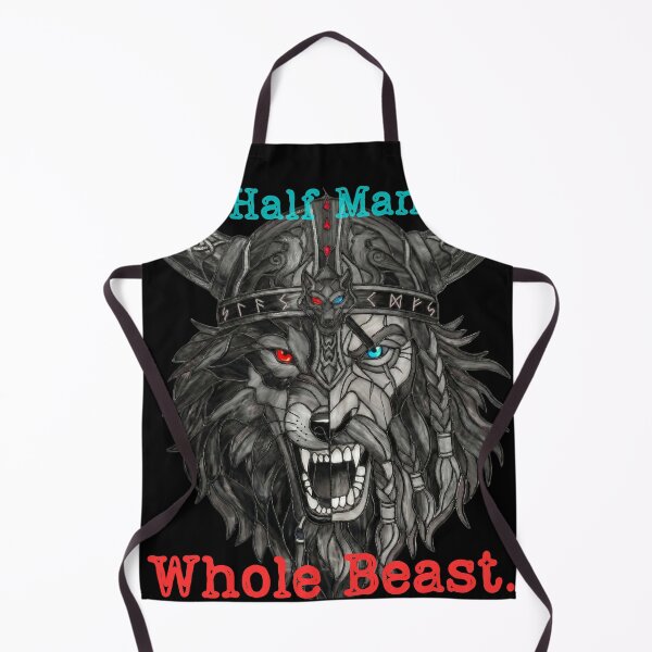Item preview, Half Man Whole Beast Viking Wolf Stained Glass Berserker designed and sold by SlavicKemp.