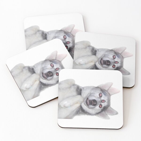 Item preview, Distorted Multi-Eye Husky Dog Glitch designed and sold by NostalgiaOS.