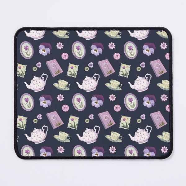 Item preview, Cottagecore Spring Pattern 1 - navy designed and sold by Ellen Wilberg.