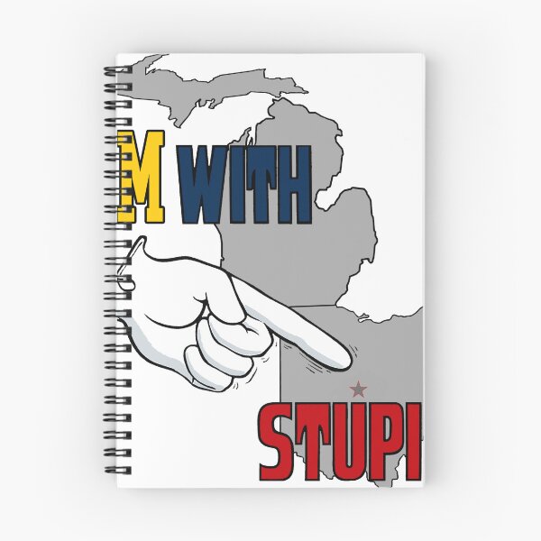 Item preview, I'm With Stupid (Michigan) designed and sold by 77Mongo.