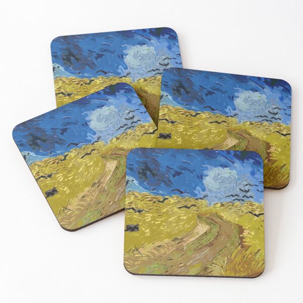 Item preview, Kuro Kitty in Art History: Wheat Field with Crows, Van Gogh designed and sold by NowellM.