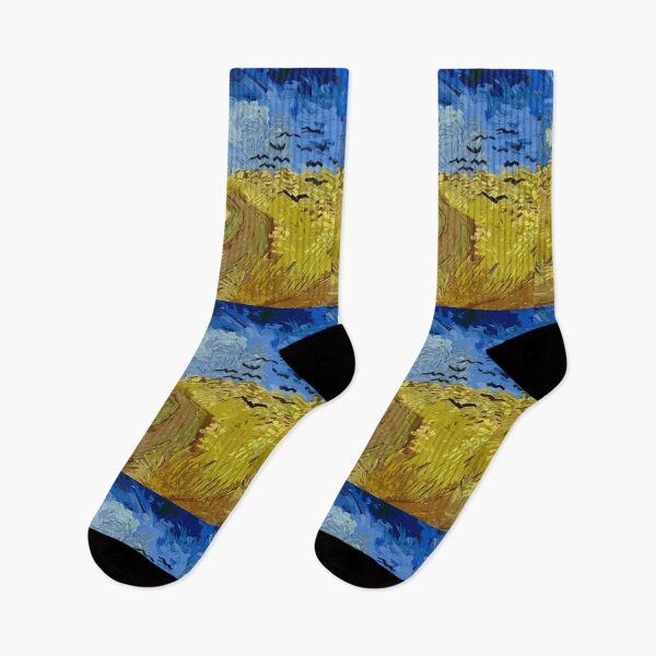 Item preview, Kuro Kitty in Art History: Wheat Field with Crows, Van Gogh designed and sold by NowellM.