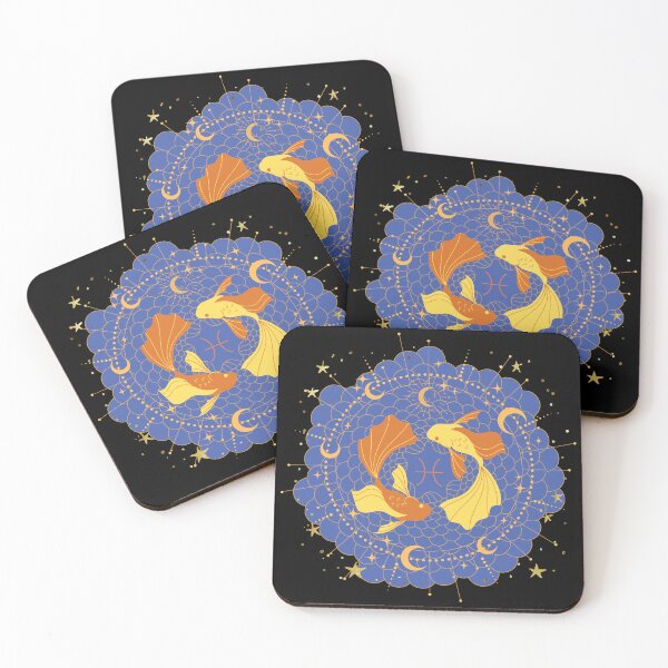 Item preview, Pisces Season Sign - Subtelle and Colorful Gift Idea designed and sold by AtushaSpark.
