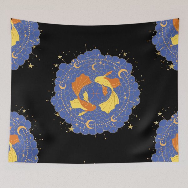 Item preview, Pisces Season Sign - Subtelle and Colorful Gift Idea designed and sold by AtushaSpark.