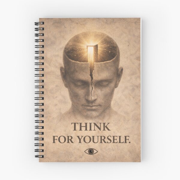 Item preview, Think For Yourself Awareness Poster designed and sold by Papier Atelier Art.