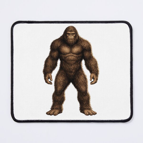 Item preview, Bigfoot Cryptid Illustration | Legendary Sasquatch Paranormal Art designed and sold by The Dark Files.