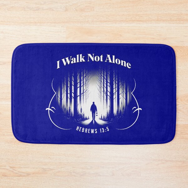 Item preview, I Walk Not Alone Christian designed and sold by Sachie's Studio.