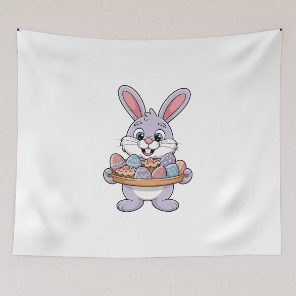 Item preview, Easter Bunny with Colorful Eggs designed and sold by jkrphoto.