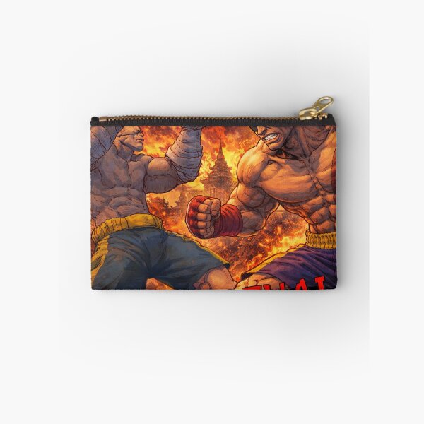 Item preview, Luchador de muay thai Sagat de Street Fighter designed and sold by Fei Long Design Hub.
