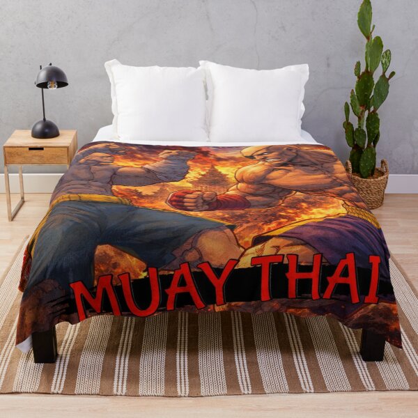 Aperçu de l'œuvre Combattant de rue Sagat Muay Thai créée et vendue par Fei Long Design Hub.