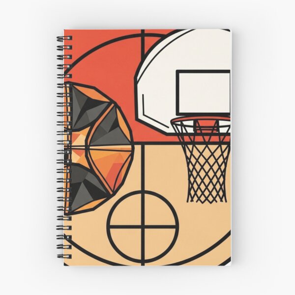 Item preview, Geometric Basketball Court T-Shirt Minimal Sports Design for Basketball Lovers designed and sold by Dzblack.