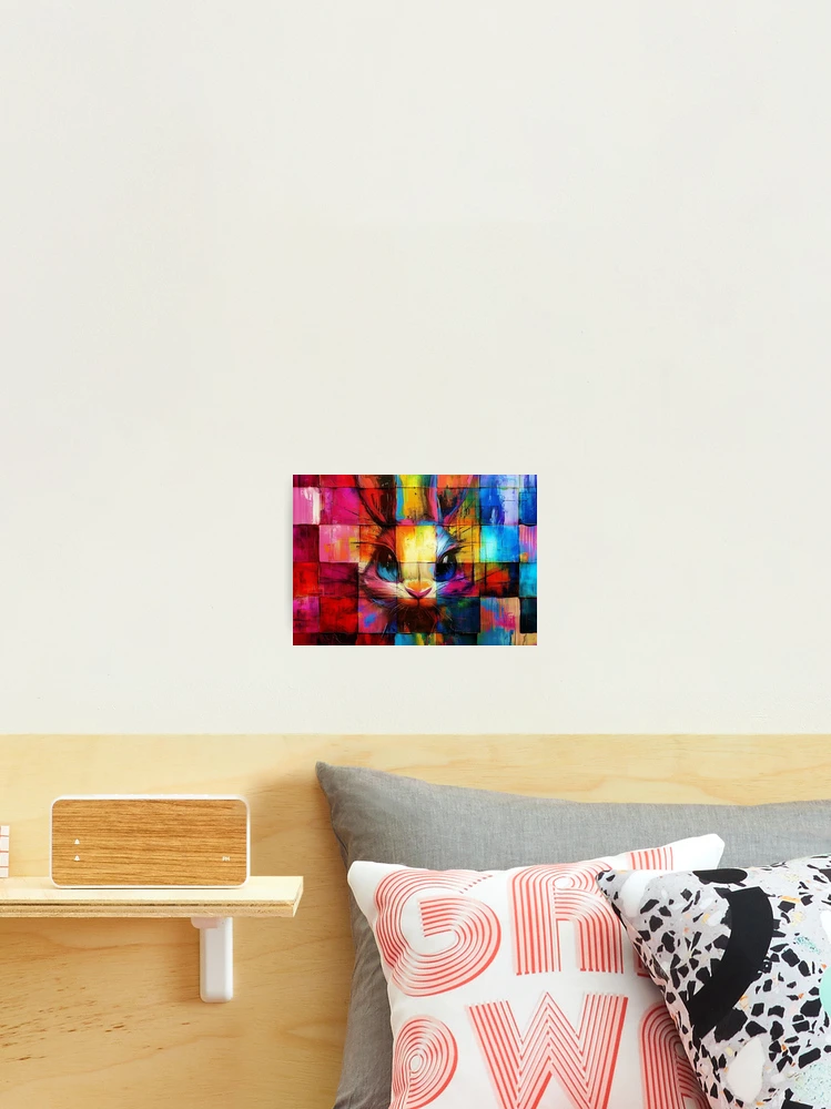 Thumbnail 2 of 3, Photographic Print, Colorbound Rabbit designed and sold by Studio-RMD.