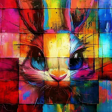 Artwork thumbnail, Colorbound Rabbit by Studio-RMD