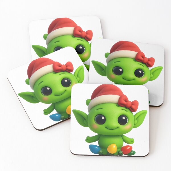 Item preview, Christmas Alien Girl designed and sold by Sillytoe.