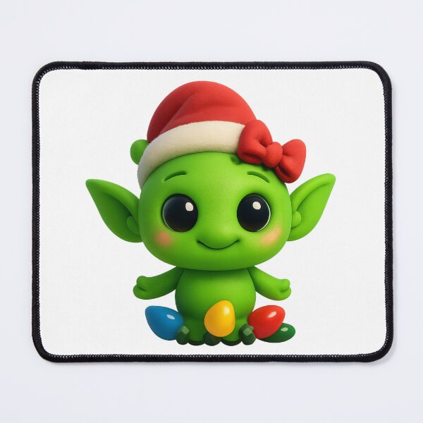 Item preview, Christmas Alien Girl designed and sold by Sillytoe.
