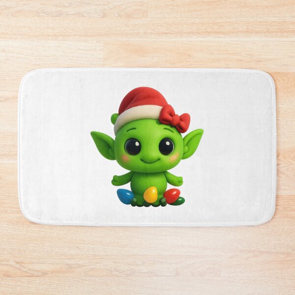 Item preview, Christmas Alien Girl designed and sold by Sillytoe.