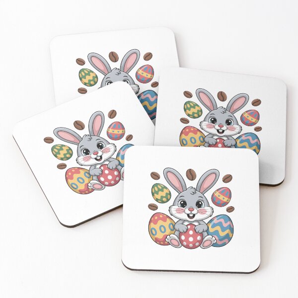 Item preview, Easter Bunny with Colorful Eggs designed and sold by jkrphoto.