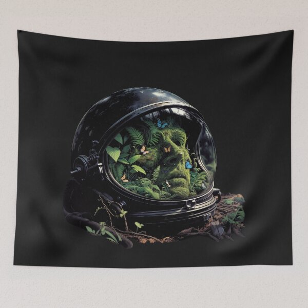 Item preview, Eternal Slumber - Dark Cosmic Forest Astronaut designed and sold by Chris&Argy.