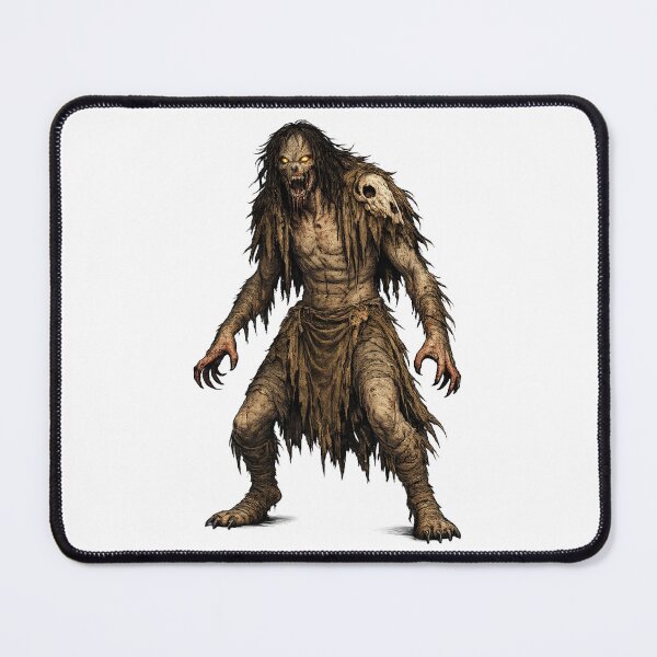 Item preview, Skinwalker Cryptid Illustration | Shapeshifter Legend designed and sold by The Dark Files.