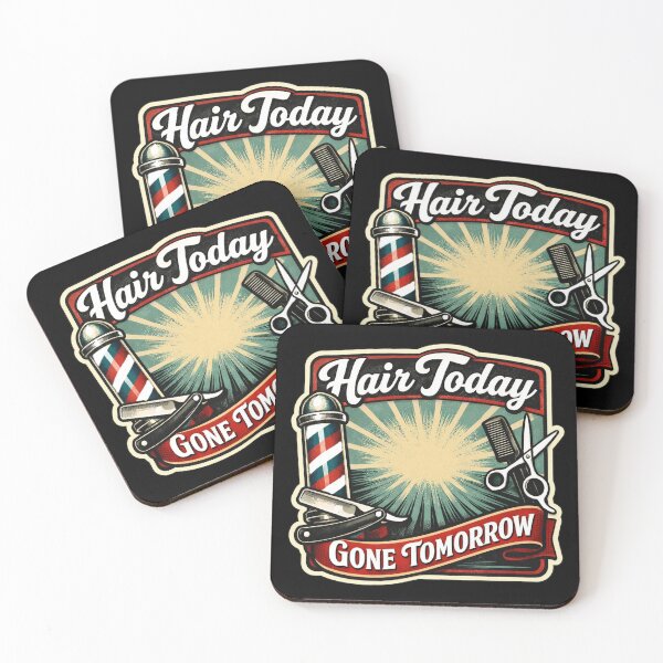 Item preview, Hair Today, Gone Tomorrow - Barbershop Humor designed and sold by Myra365Art.
