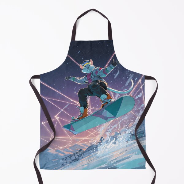 Item preview, Neon Night Mouse Snowboard Jump designed and sold by Turocks.