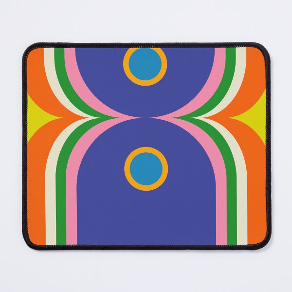 Item preview, Fun Bold Colorful Mod Curves Retro Abstract designed and sold by kierkegaard.