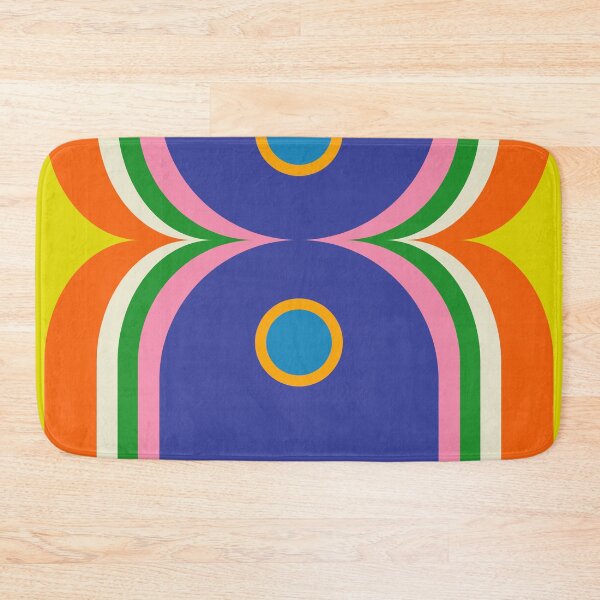 Item preview, Fun Bold Colorful Mod Curves Retro Abstract designed and sold by kierkegaard.