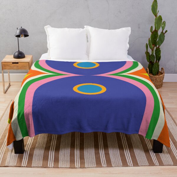 Item preview, Fun Bold Colorful Mod Curves Retro Abstract designed and sold by kierkegaard.