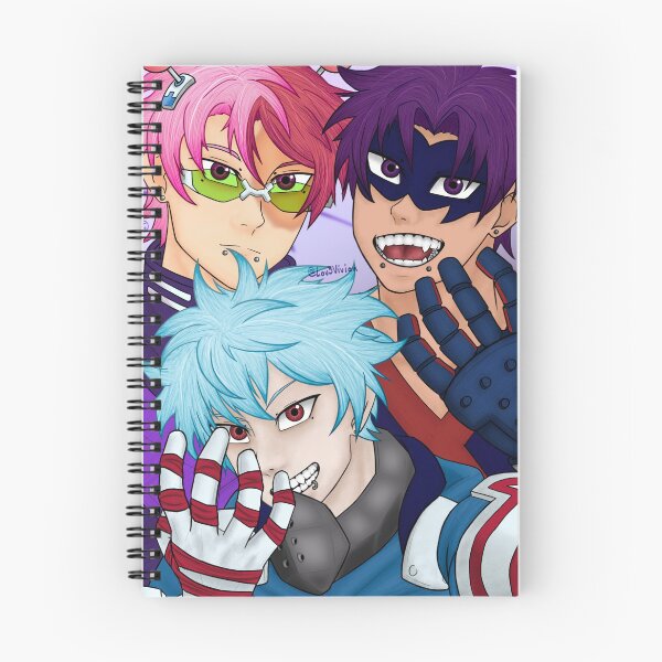Item preview, Saiki, Kaido, and Kuboyasu designed and sold by Lov3Vivian.