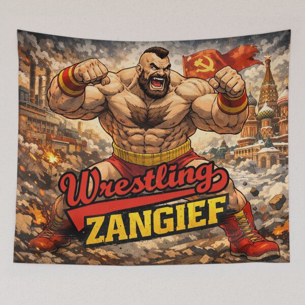 Item preview, Street Fighter Zangief Wrestling Fighter designed and sold by Fei Long Design Hub.