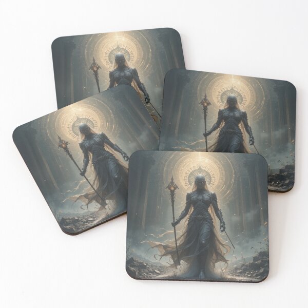Item preview, Dark Celestial Sorceress – Sacred Geometry Fantasy Goddess Art designed and sold by infiniterealmsX.