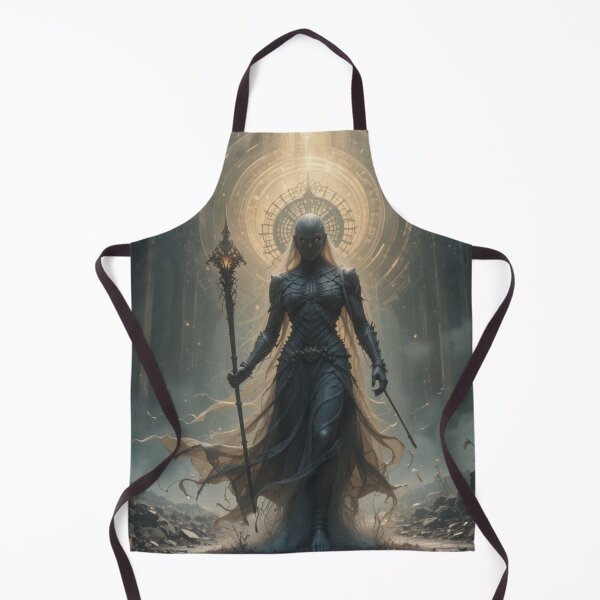 Item preview, Dark Celestial Sorceress – Sacred Geometry Fantasy Goddess Art designed and sold by infiniterealmsX.