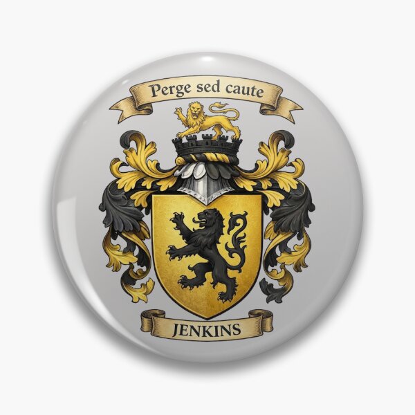 Item preview, The Jenkins Family Coat of Arms designed and sold by BagTown Clans.