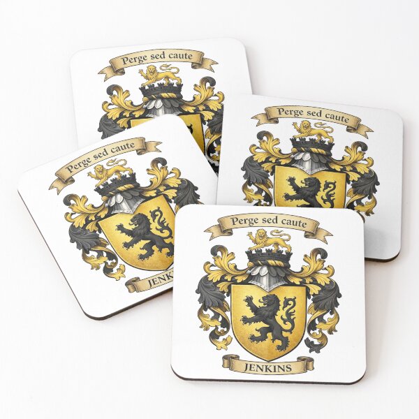 Item preview, The Jenkins Family Coat of Arms designed and sold by BagTown Clans.