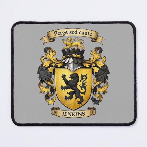 Item preview, The Jenkins Family Coat of Arms designed and sold by BagTown Clans.