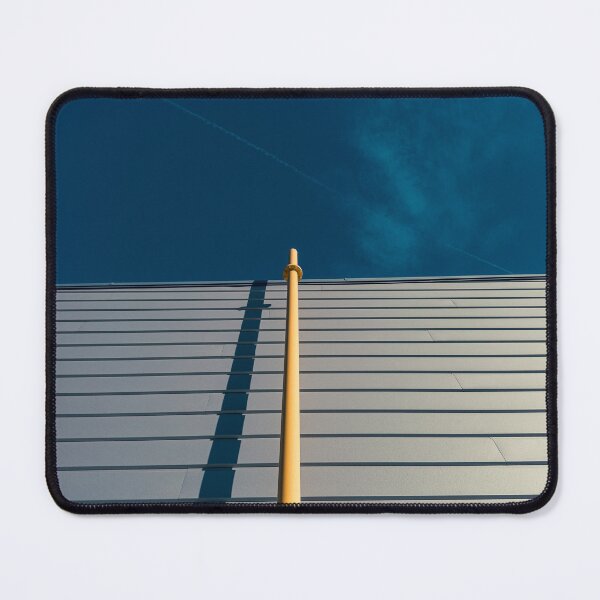 Item preview, Yellow Pole Long Shadow – Deep Blue Sky Minimalist designed and sold by Jon Moffat Photography.