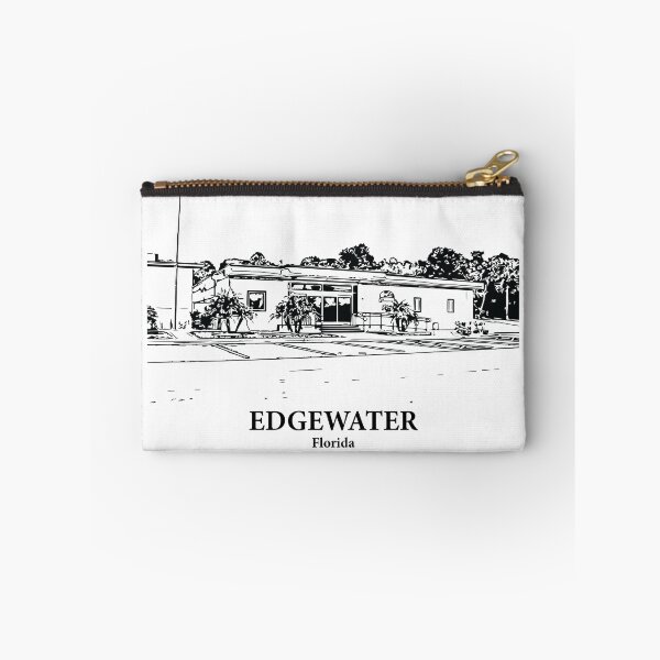 Item preview, Edgewater FL - Ink Cityscape Illustration designed and sold by Lakeric.